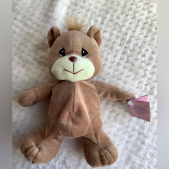 ENESCO Precious Moments Tender Tails Plush Brown Bear Stuffed Animal Toy w Tags - Picture 12 of 15